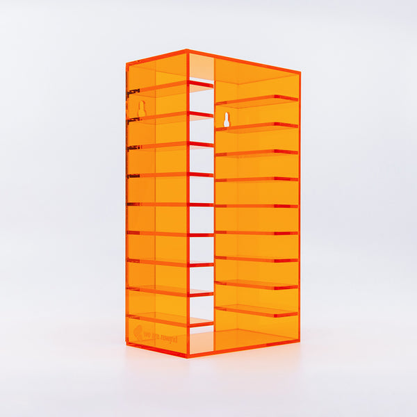 Orange Cassette Tape Rack