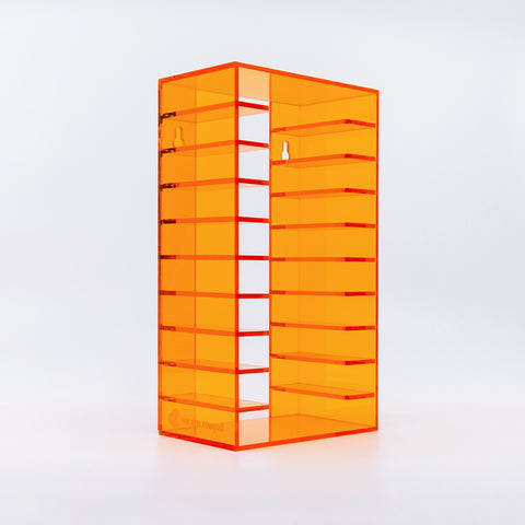 Orange Cassette Tape Rack
