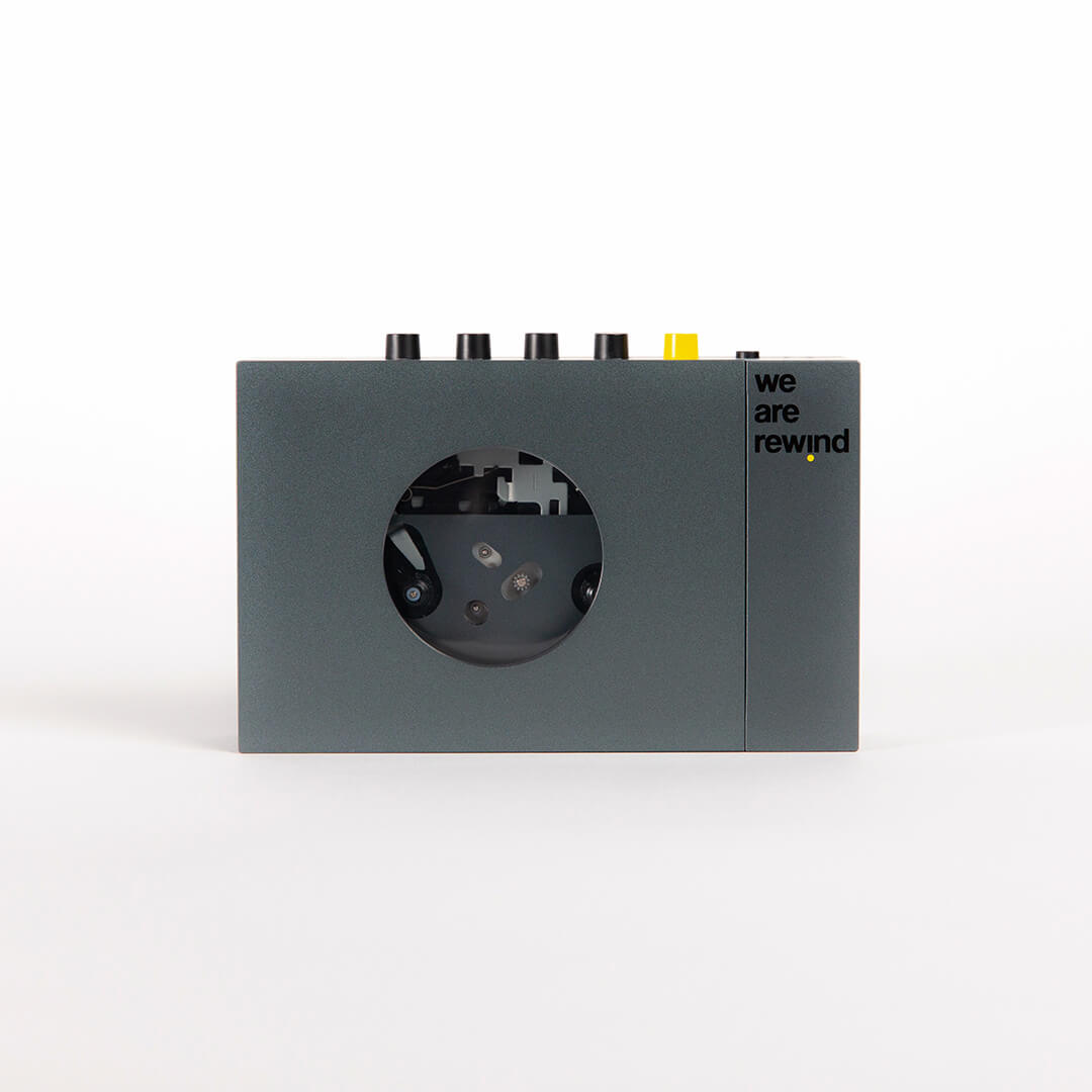 Grey Cassette Player + Blank tape