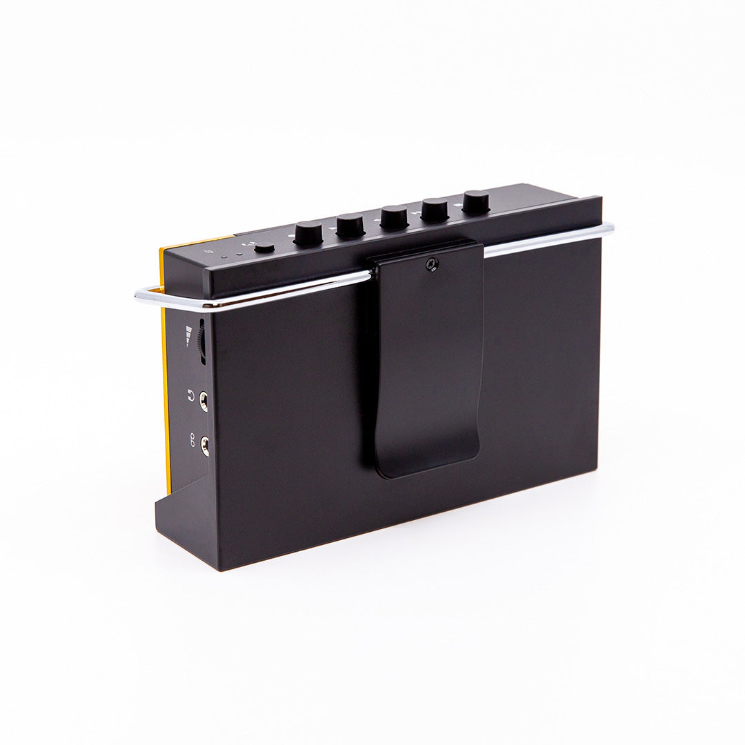 BELT PACK - AMY BLACK & YELLOW CASSETTE PLAYER