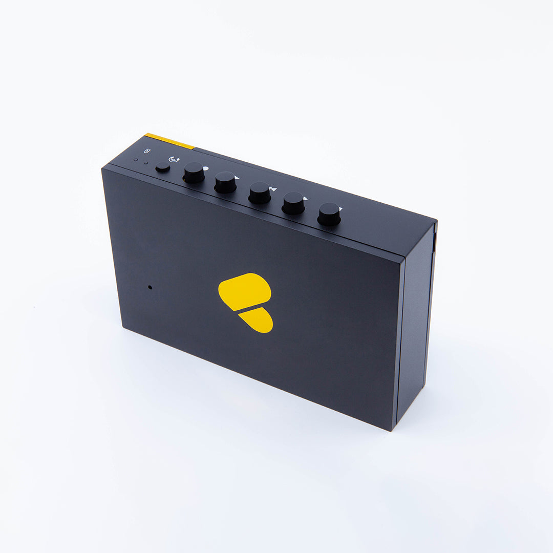 Black & Yellow Cassette Player • Amy