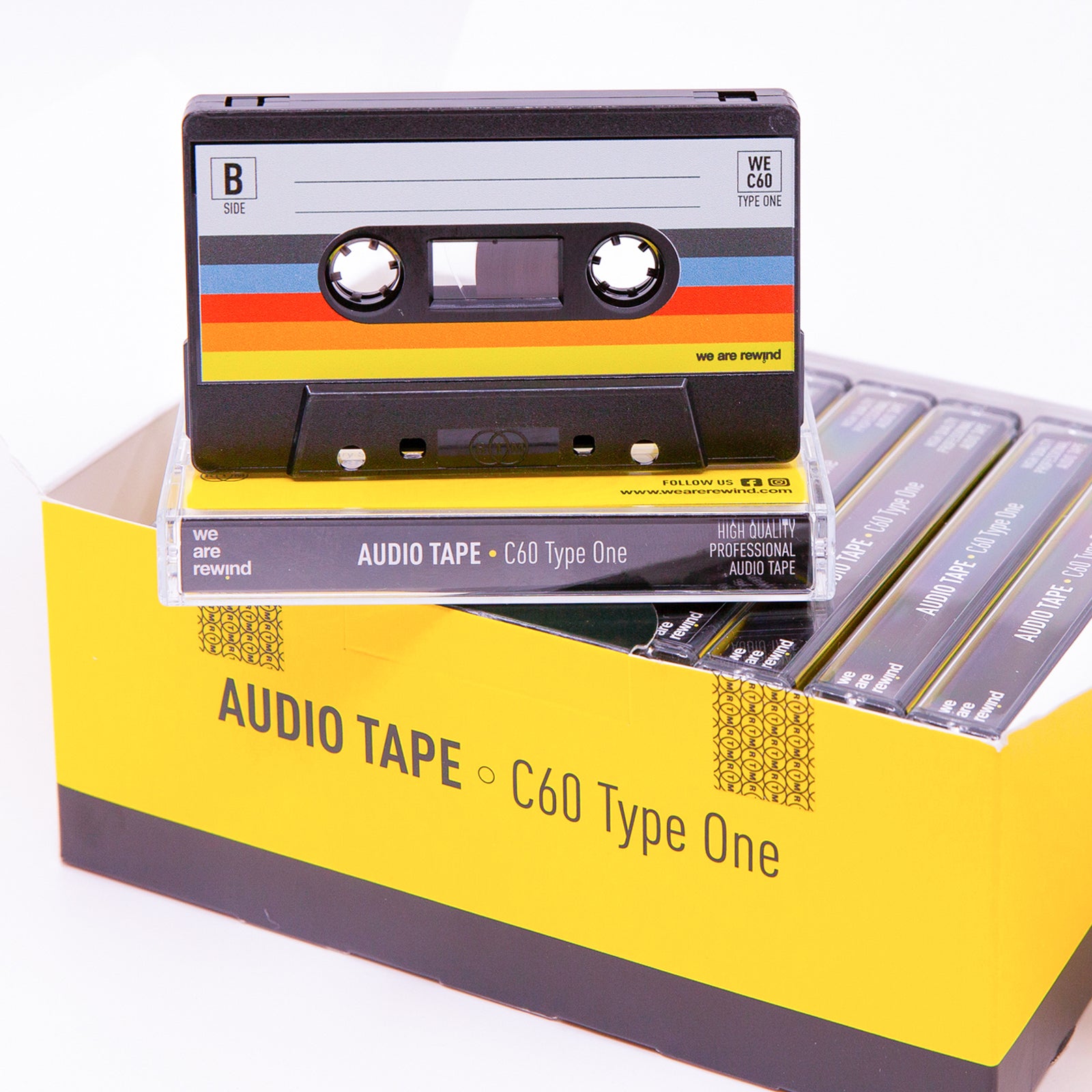 Pack of 10 blank tapes