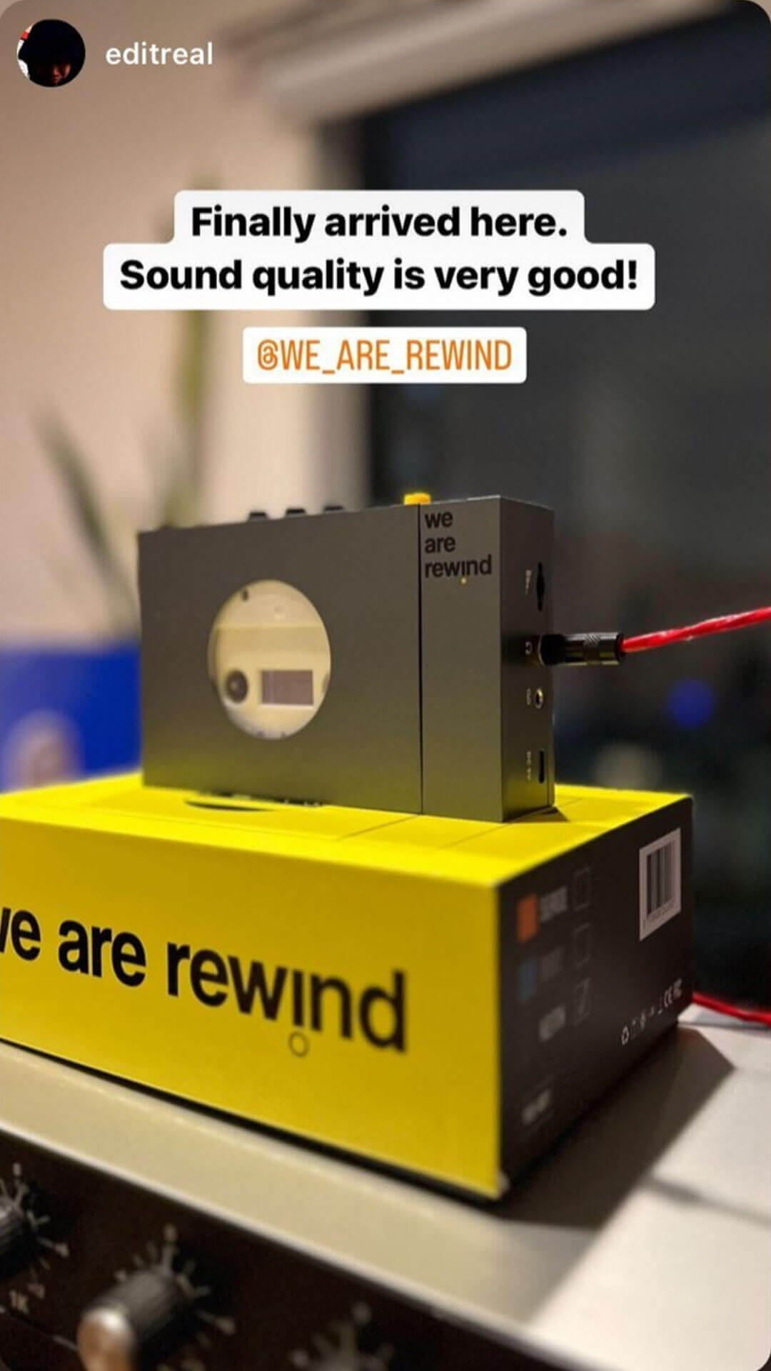 私たちは巻き戻します |カセットプレーヤー