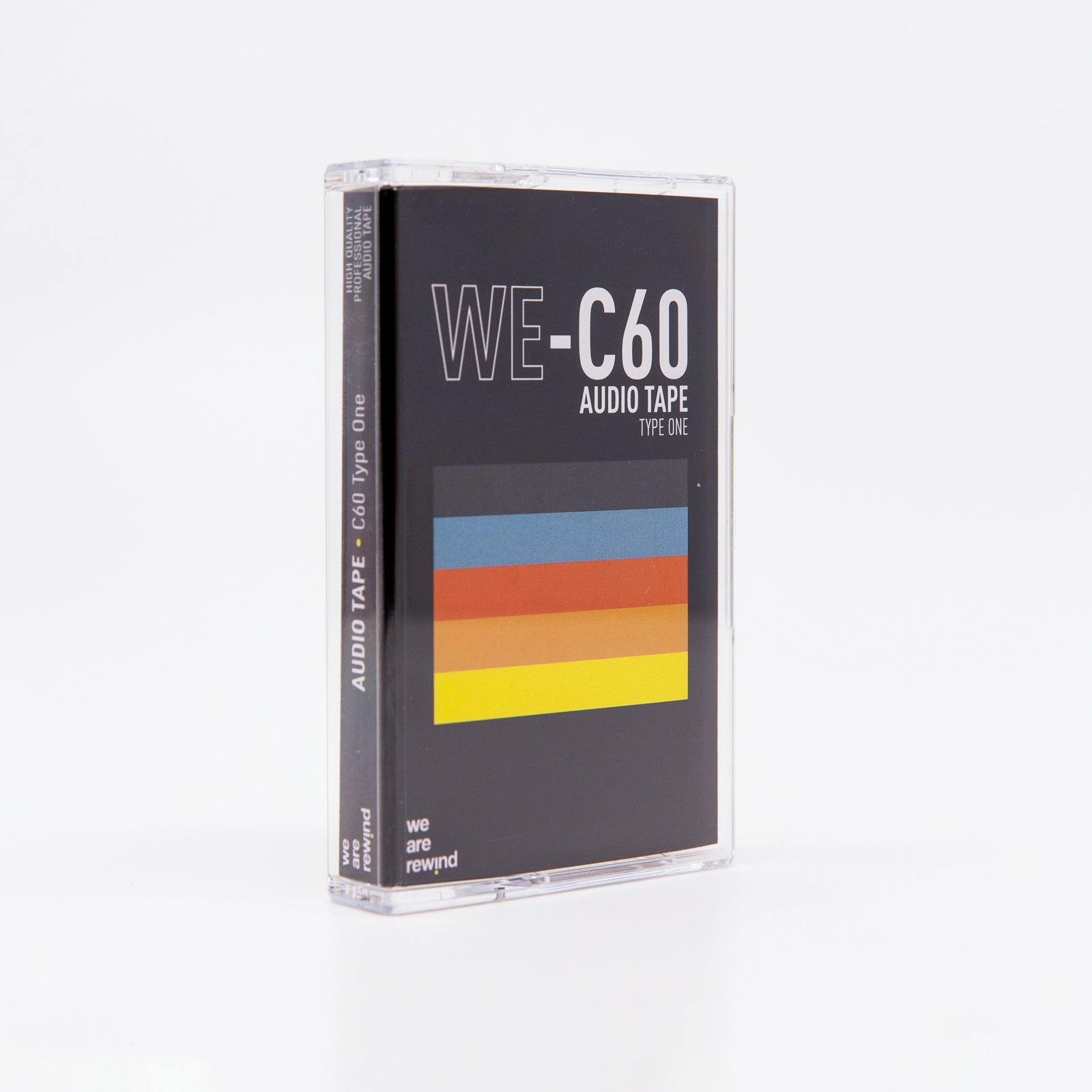 Pack Reproductor de Cassette Negro y Amarillo + Cassette Vírgenes