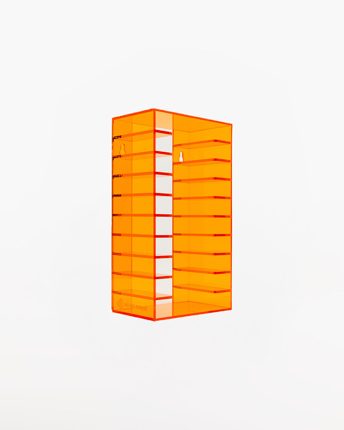 Orange Cassette Tape Rack 