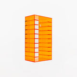 Orange Cassette Tape Rack 