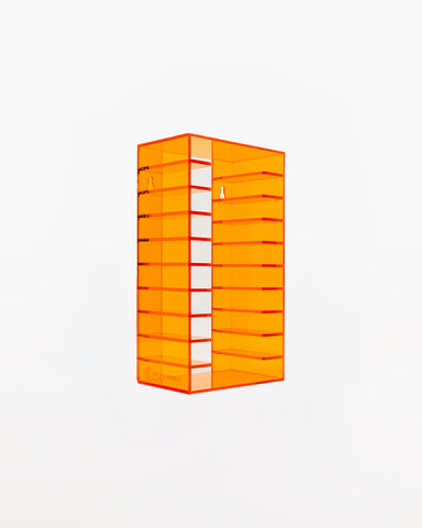 Orange Cassette Tape Rack 