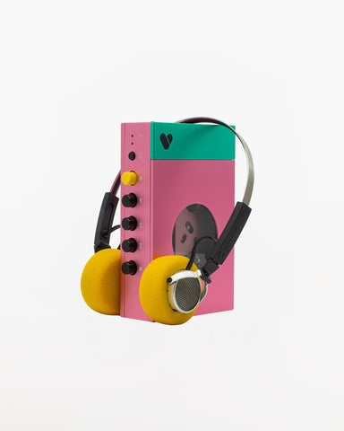 Cassette Player [Edith] + Bluetooth Headphones