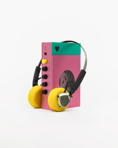 Cassette Player [Edith] + Bluetooth Headphones