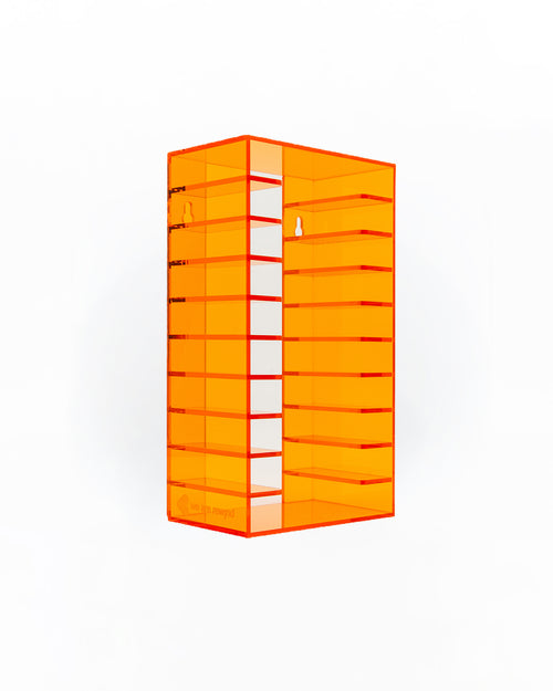 Orange Cassette Tape Rack 
