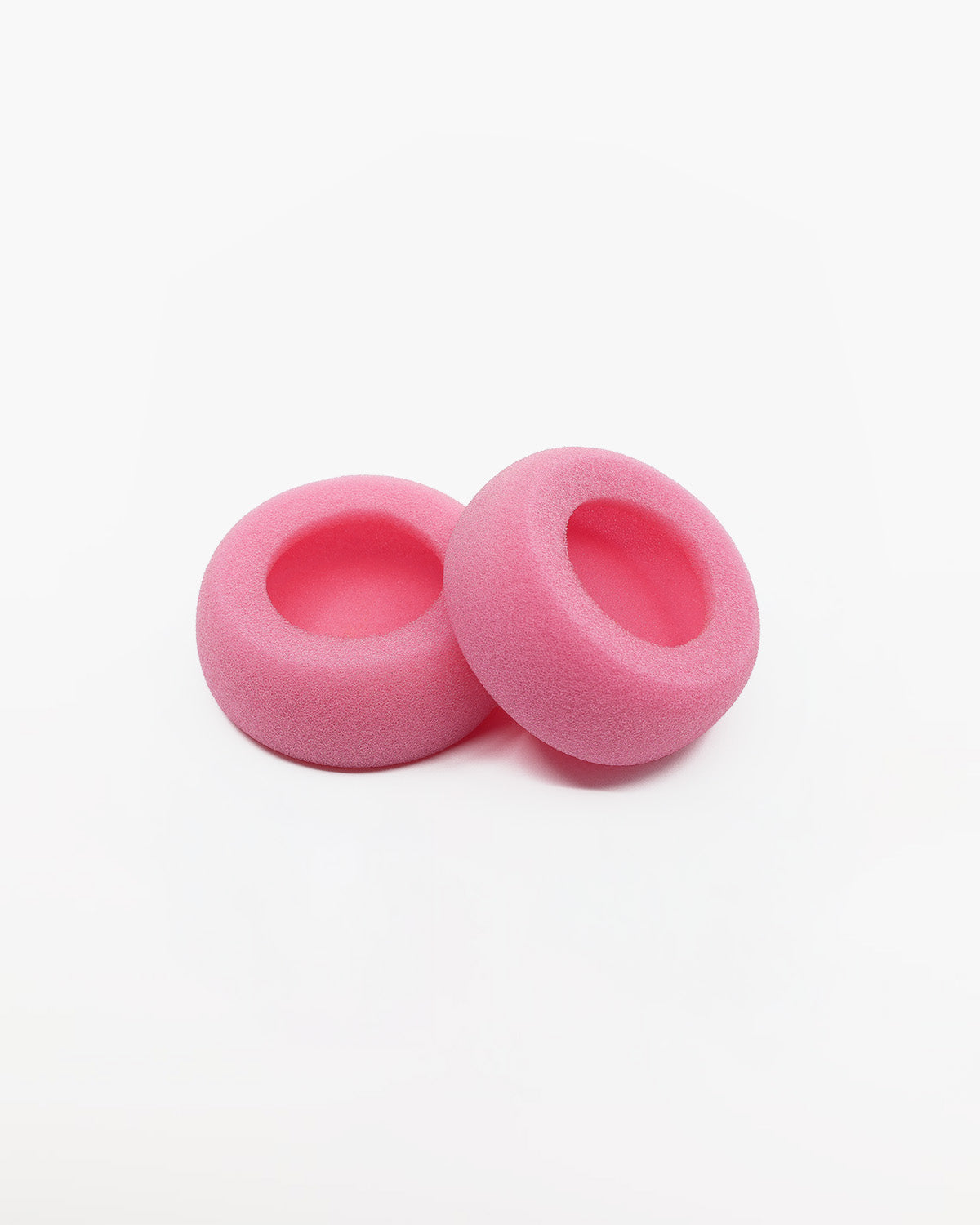 Almohadillas de espuma rosas.