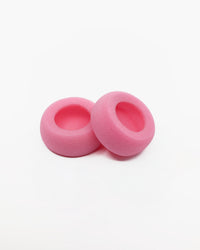 Almohadillas de espuma rosas.